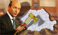 Băsescu și Falcă vor desființarea județului Arad